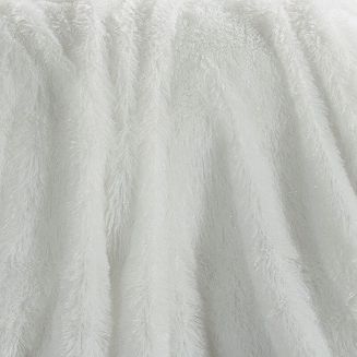 Koc narzuta włochacz TIFFANY 150x200 biały