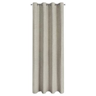 Zasłona gotowa na przelotkach LINDA 140x250 Eurofirany ciemnobeżowy