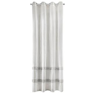 Firana gotowa na przelotkach ANNE 140x270 Eurofirany biały