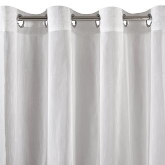 Firana gotowa na przelotkach ANNE 140x270 Eurofirany biały