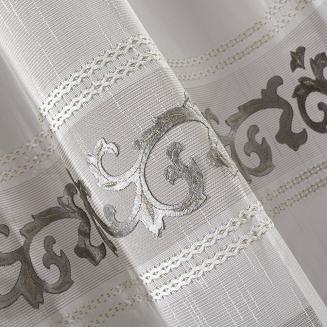 Firana gotowa na przelotkach ANNE 140x270 Eurofirany biały