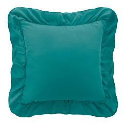 Poszewka do pościeli z falbanką RUFFY 40x40 turkusowa