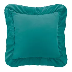 Poszewka do pościeli z falbanką RUFFY 40x40 turkusowa