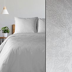 Komplet pościeli z adamaszku DAMASK 200x220 Eurofirany biała