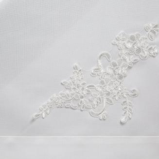 Obrus dekoracyjny BARI 40x140 Eurofirany biały