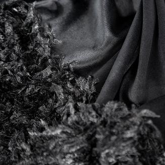 Zasłona gotowa na taśmie MARION 140x270 Eurofirany czarny