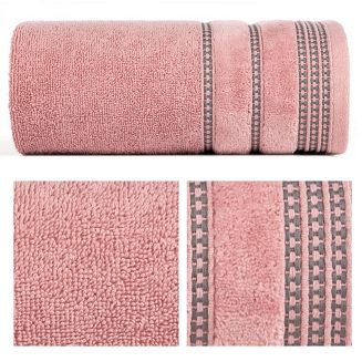 Ręcznik bawełniany AMANDA 30x50 Eurofirany pudrowy