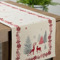 Obrus dekoracyjny CHO 45x140 Eurofirany kremowy