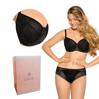 Biustonosz GAIA Sandy 594 półusztywniany czarny