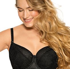 Biustonosz GAIA Sandy 594 półusztywniany czarny