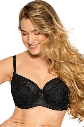 Biustonosz GAIA Sandy 594 półusztywniany czarny