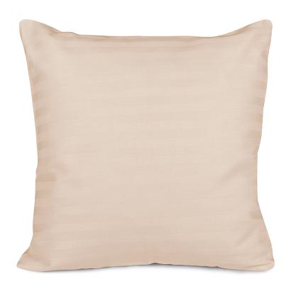 Poszewka satyna bawełniana adamaszek 40x40 cappuccino