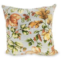 Poszewka z kory 40x40 szara jesienne liście