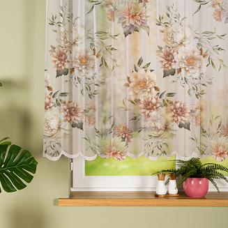 Firanka żakardowa na szelkach MANILA 240x140 wielokolorowa