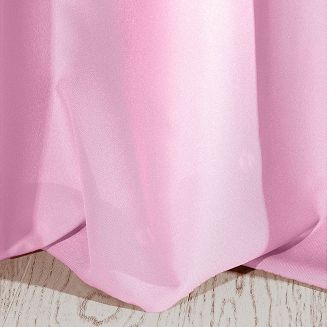 Zasłona gotowa na przelotkach ADORE 140x250 Design91 jasnoróżowy