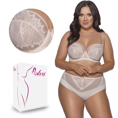 Biustonosz Soft Side Support AV 2077 miękki różowy