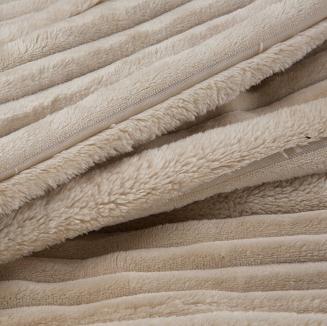 Koc narzuta NINA 220x200 Eurofirany kremowy