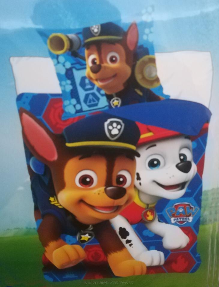 Pościel bawełniana dla dzieci 160x200 PSI PATROL 1