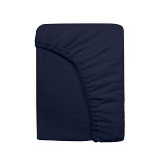 Prześcieradło frotte z gumką 220x200 Darymex ciemny granat