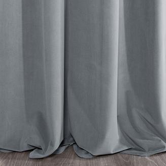 Zasłona gotowa na taśmie KRISTI 140x270 Eurofirany stalowy