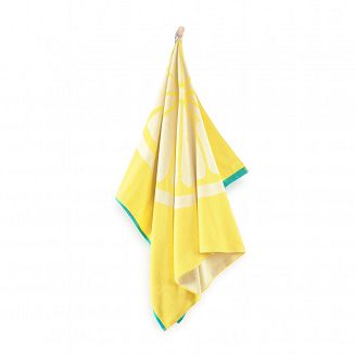 Ręcznik plażowy CITRON 100x160 Zwoltex żółty