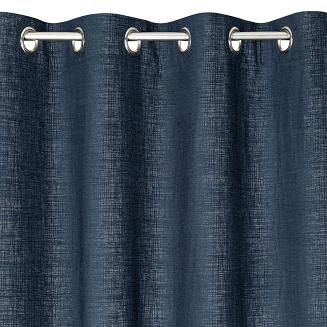 Zasłona gotowa na przelotkach PALERMO 140x250 Eurofirany granatowy