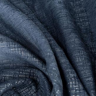 Zasłona gotowa na przelotkach PALERMO 140x250 Eurofirany granatowy