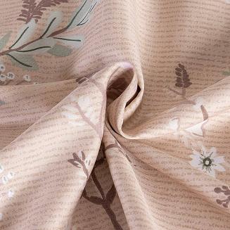 Pościel satyna bawełniana EXCLUSIVE BARLETA 200x220 Darymex pudrowa gałązki