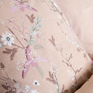 Pościel satyna bawełniana EXCLUSIVE BARLETA 200x220 Darymex pudrowa gałązki