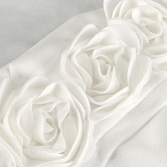 Zasłona gotowa na taśmie ROSES 140x270 Eva Minge Eurofirany kremowy