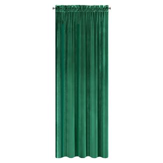 Zasłona gotowa na taśmie SAMANTA 140x270 Eurofirany zielony