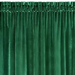 Zasłona gotowa na taśmie SAMANTA 140x270 Eurofirany zielony