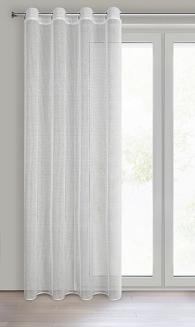 Firana gotowa na przelotkach ATENA 140x260 Eurofirany biały