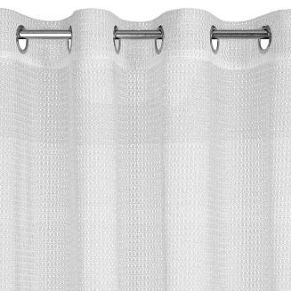 Firana gotowa na przelotkach ATENA 140x260 Eurofirany biały