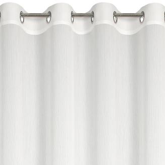 Firana gotowa na przelotkach MELINDA 135x250 Eurofirany biały