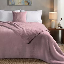 Narzuta dekoracyjna NINA 170x210 ciemnoróżowy