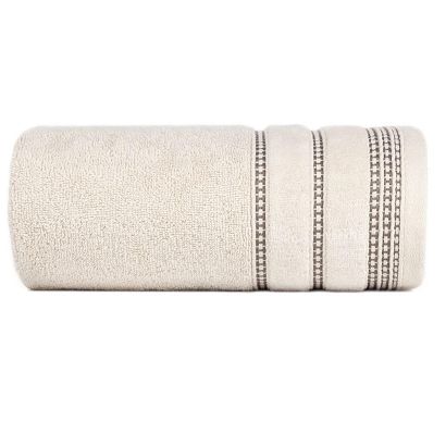 Ręcznik bawełniany AMANDA 70x140 Eurofirany beżowy