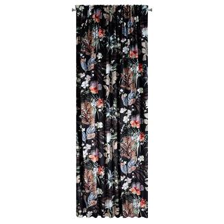 Zasłona gotowa na taśmie ALANI Eurofirany czarny