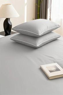 Prześcieradło bambusowe z gumką 80x160 szare