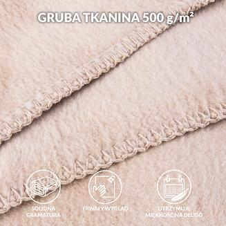 Koc T Bawełniany/BA861/200x220 j.beż