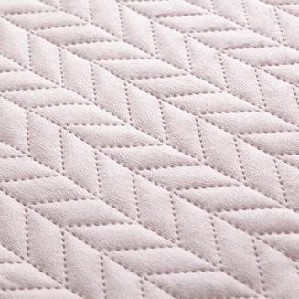 Narzuta dekoracyjna na fotel MOXIE 70x150 velvet pudrowa