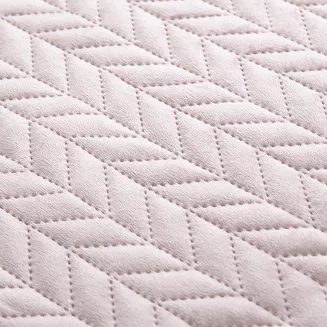 Narzuta dekoracyjna na fotel MOXIE 70x150 velvet pudrowa