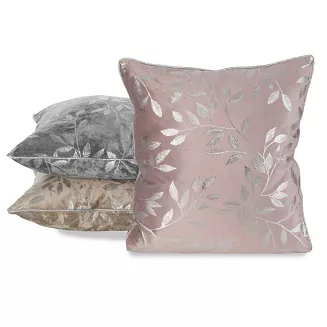 Poszewka dekoracyjna VELVET 45x45 Eurofirany stalowy