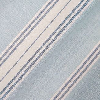Pościel bawełniana KASARA 160x200 NATURAL Darymex niebiesko, białe, szare paski
