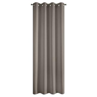 Zasłona gotowa na przelotkach RITA 140x250 Eurofirany jasny brązowy