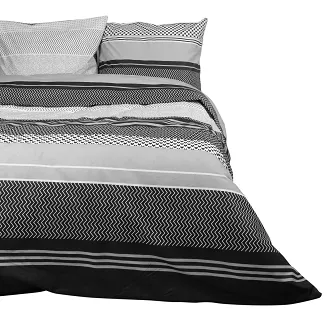 Pościel bawełniana ZIGO GREY/200x220 COTTONLOVE EXCLUSIVE
