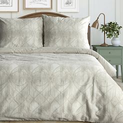 Pościel bawełniana ADELL 220x200 Eurofirany beżowy