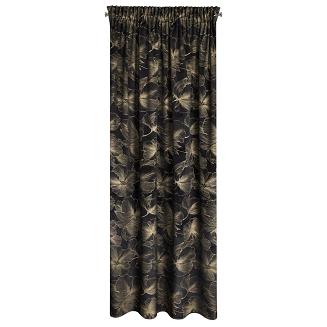 Zasłona gotowa na taśmie STELLA 140x300 Eurofirany czarny