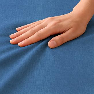 Prześcieradło jersey z gumką 200x220 niebieskie