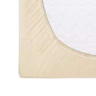 Prześcieradło jersey z gumką 140x200 Darymex jasny beż